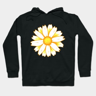 Yellow Daisy Flower Hoodie